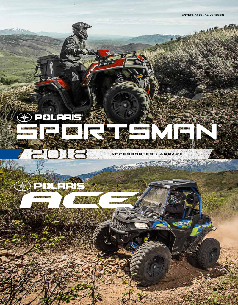 Polaris Sportsman und ACE Zubehör Katalog 2018
